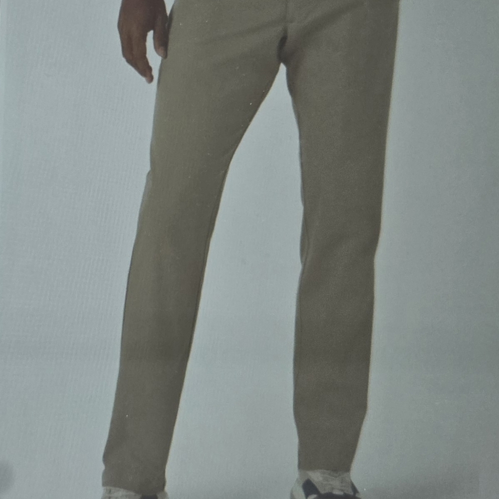 Men's Lee Relaxed Fit Tan Pants 34 X 34